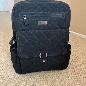 Vera Bradley Men's Quilted Black Backpack